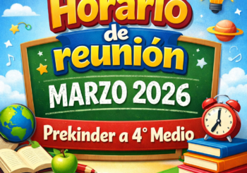 HORARIOS DE REUNIÓN MARZO 2026